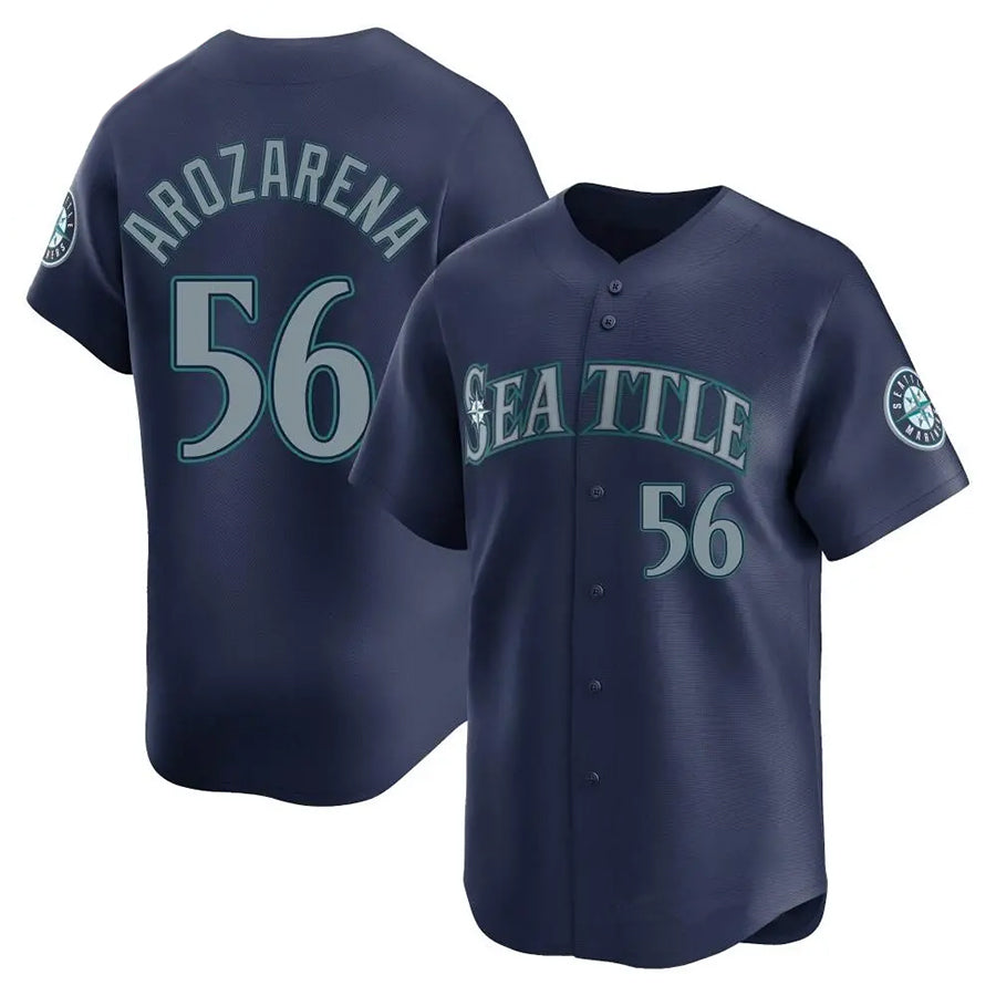 S.Mariners #56 Randy Arozarena Player Navy City Connect Limited Baseball Jerseys