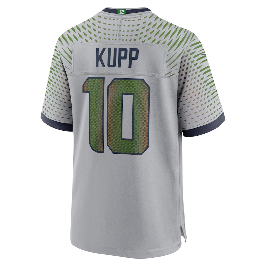 S.Seahawks #10 Cooper Kupp Player Gray Rivalries Collection Game Football Jerseys