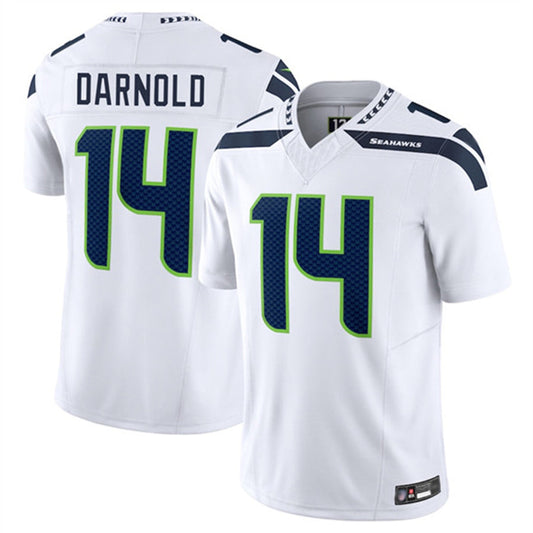 S.Seahawks #14 Sam Darnold Player White Vapor F.U.S.E. Limited Football Jerseys