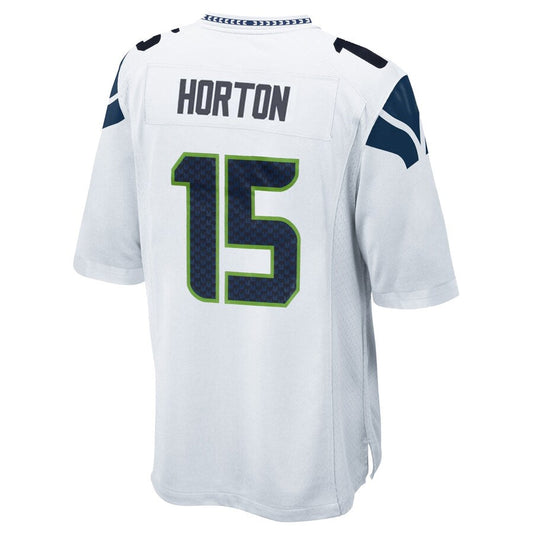 S.Seahawks #15 Tory Horton Player White Home Game Football Jerseys