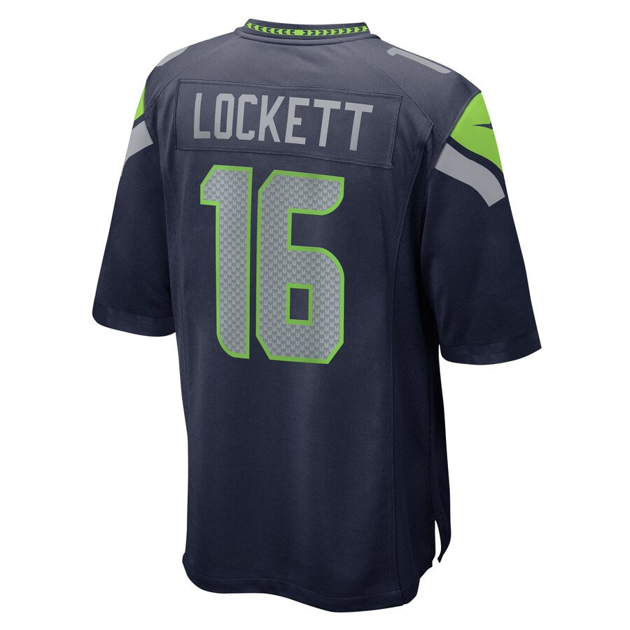 S.Seahawks #16 Tyler Lockett Player Navy Home Game Football Jerseys