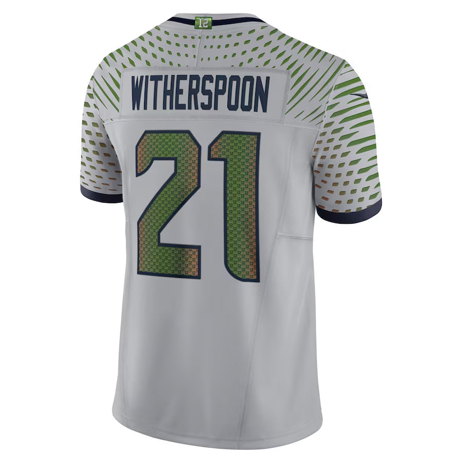 S.Seahawks #21 Devon Witherspoon Player Gray Rivalries Collection Limited Football Jerseys