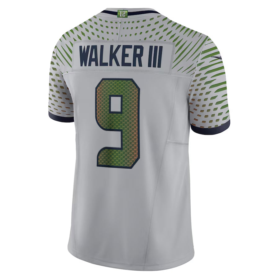 S.Seahawks #9 Kenneth Walker III Player Royal Vapor F.U.S.E. Limited Football Jerseys♀：?＼＼?♀?
