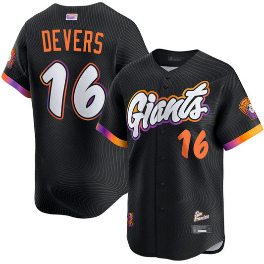 S.Francisco Giants #16 Rafael Devers Player City Connect Limited Baseball Jerseys