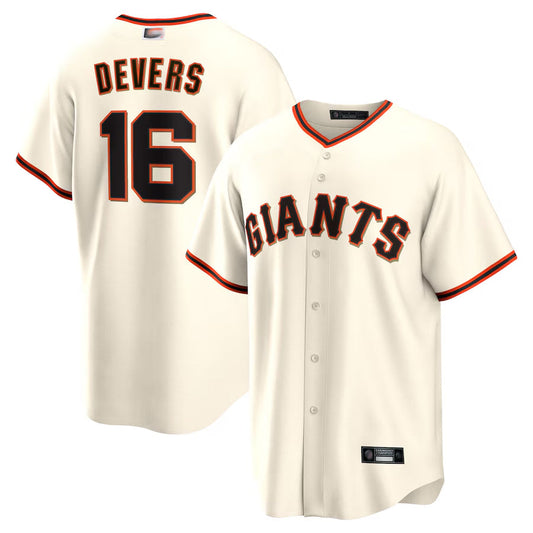 S.Francisco Giants #16 Rafael Devers Player White Home Replica Baseball Jerseys