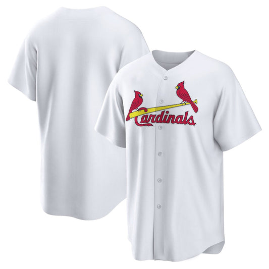 St.Louis Cardinals Blank Player White Home Replica Team Baseball Jerseys