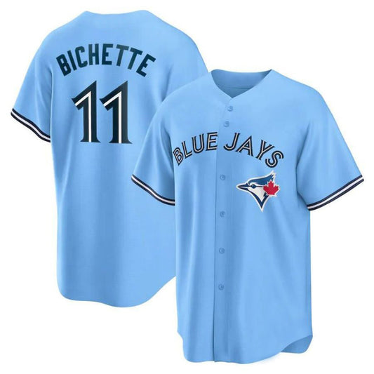 T.Blue Jays #11 Bo Bichette Player Powder Blue Replica Baseball Jerseys