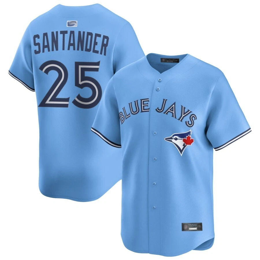 T.Blue Jays #25 Anthony Santander Player Light Blue Limited Home Baseball Jerseys