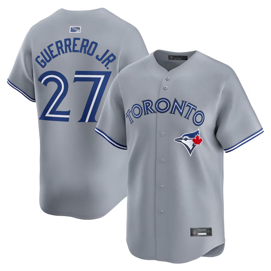 T.Blue Jays #27 Vladimir Guerrero Jr. Player Gray Limited Baseball Jerseys