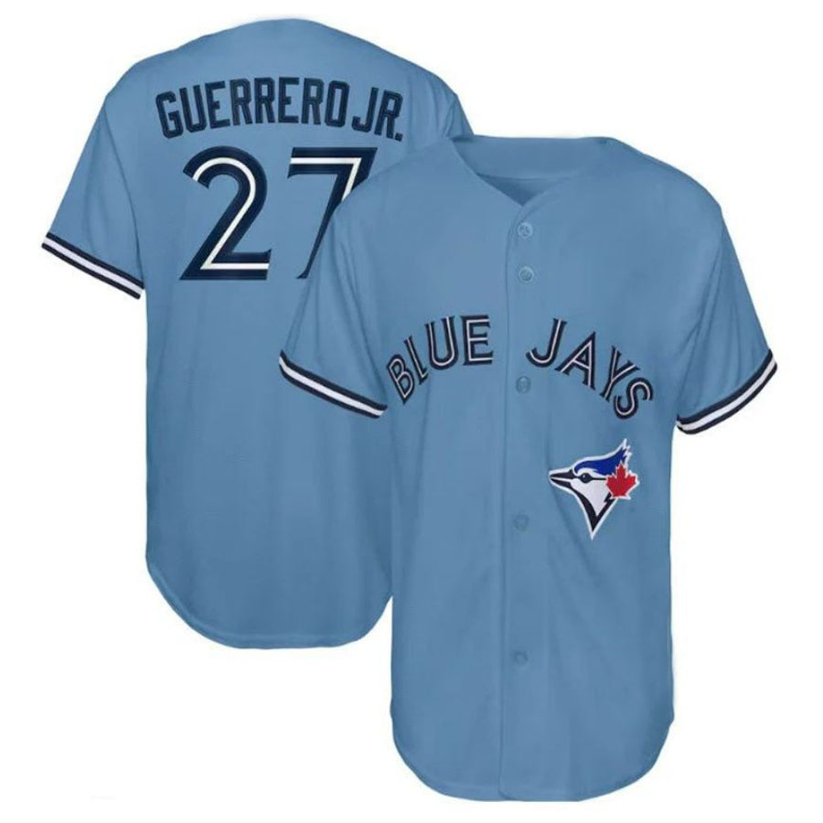 T.Blue Jays #27 Vladimir Guerrero Jr. Player Replica Powder Blue Baseball Jerseys