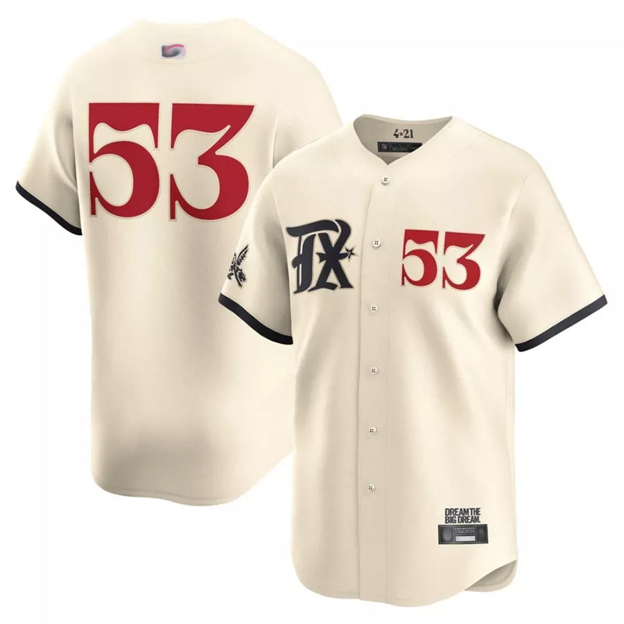 T.Rangers #53 Adolis Garcia Player Cream City Connect Limited Baseball Jerseys