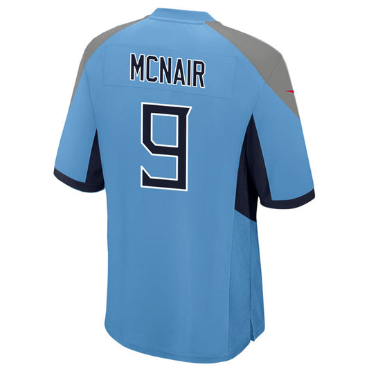 T.Titans #9 Steve McNair Player Light Blue Home Game Football Jerseys