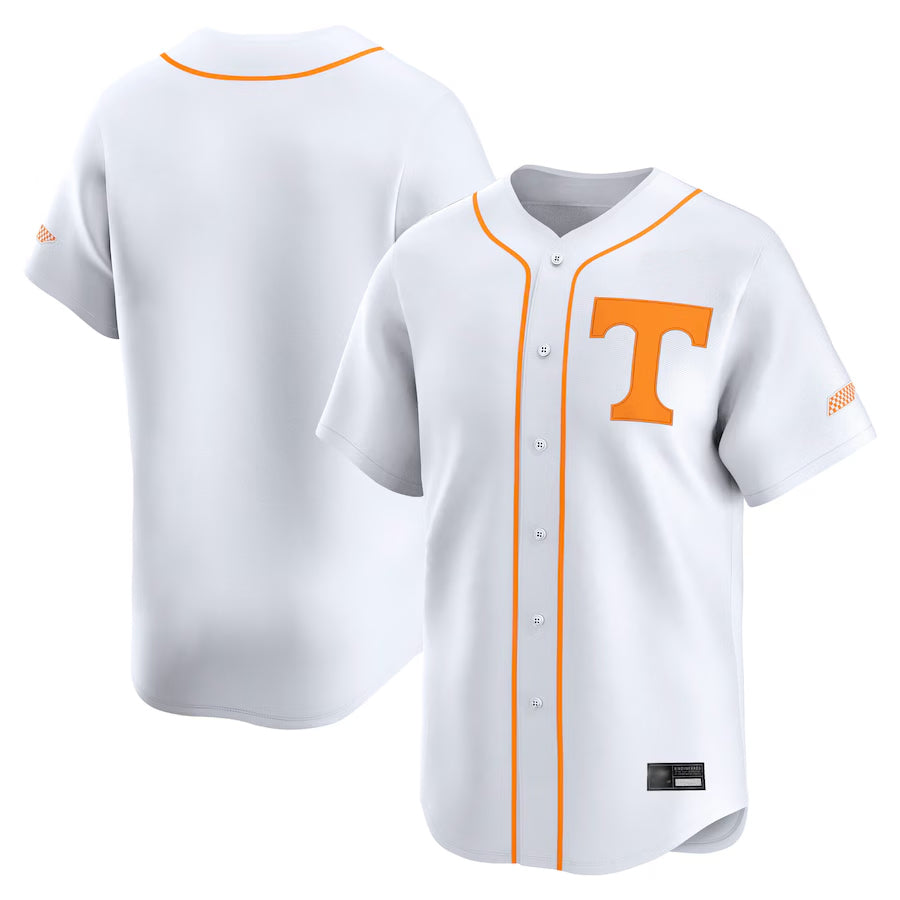 T.Volunteers Blank Player White College Jerseys Limited Baseball Jerseys