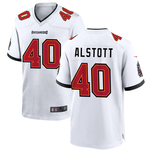 TB.Buccaneers #40 Mike Alstott Player White Home Game Football Jerseys
