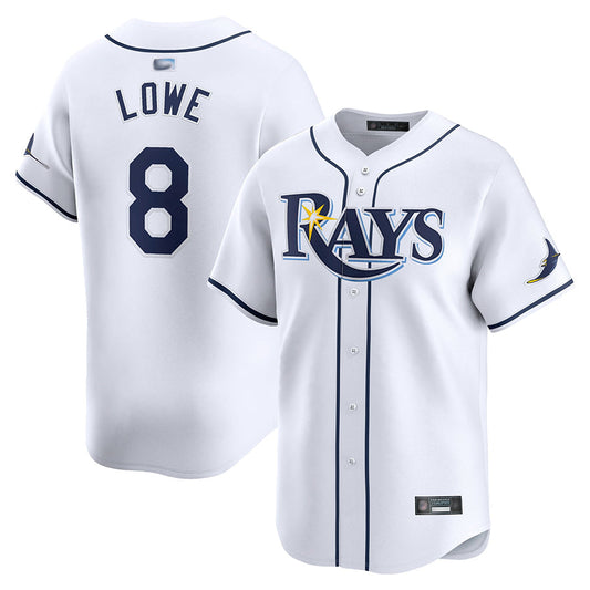 TB. Rays #8 Brandon Lowe Player Home Limited Baseball Jerseys