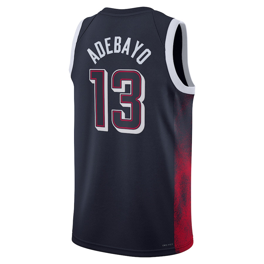 USA Basketball #13 Bam Adebayo Unisex Swingman Player Jersey - Navy Stitched American Basketball Jersey