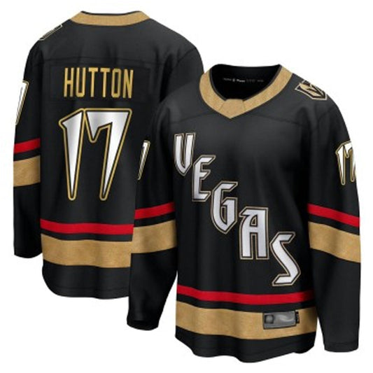 V.Golden Knights #17 Vegas Golden Player Reverse Retro Black Hockey Jerseys