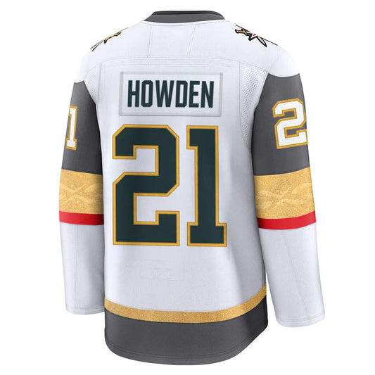 V.Golden Knights #21 Brett Howden Player Fanatics Premium White Hockey Jerseys