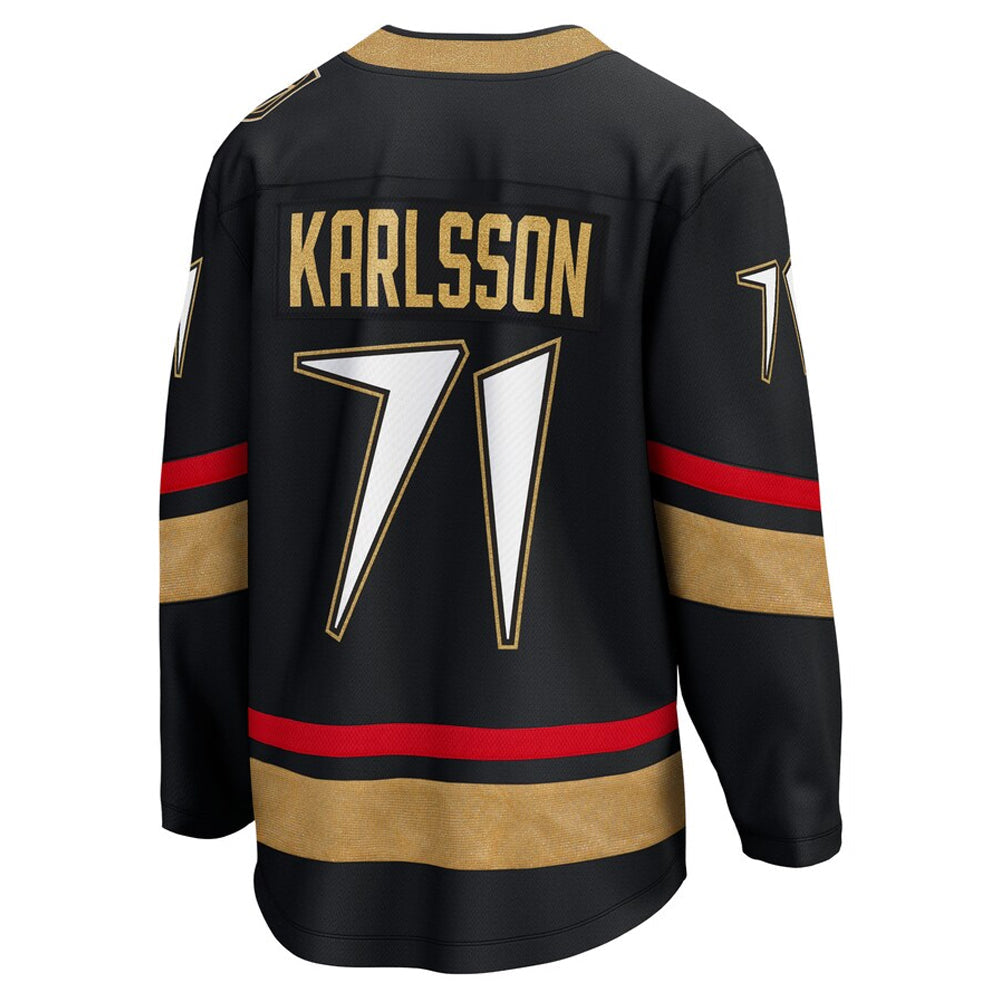 V.Golden Knights #71 William Karlsson Player Fanatics Black Special Edition Breakaway Hockey Jerseys