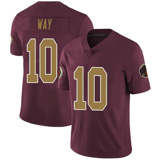 W.Commanders #10 Tress Way Player Burgundy Alternate Vapor Untouchable Limited  Football Jerseys