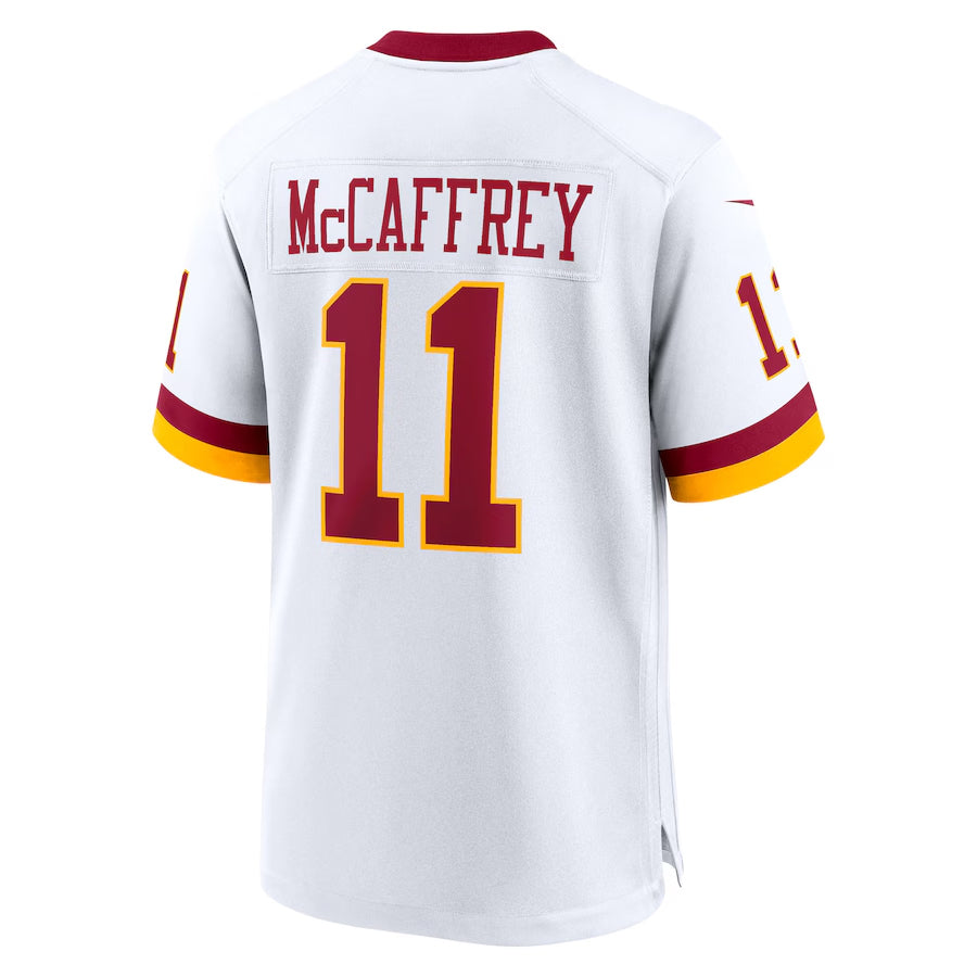 W.Commanders #11 Luke McCaffrey Player White Game Football Jerseys