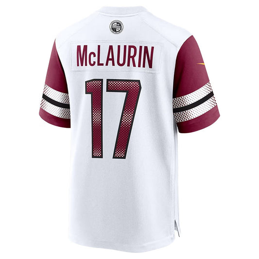 W.Commanders #17 Terry McLaurin Player WHITE Game Football Jerseys