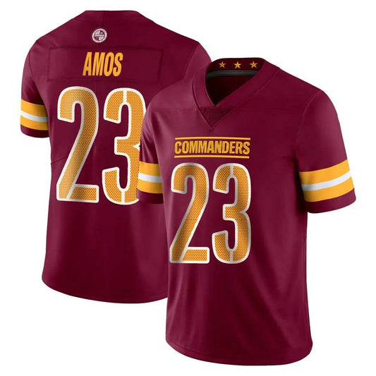 W.Commanders #23 Trey Amos Player Burgundy Vapor F.U.S.E. Limited Football Jerseys