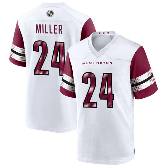 W.Commanders #24 Von Miller Player White Home Game Football Jerseys