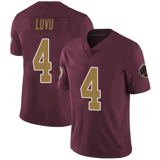 W.Commanders #4 Frankie Luvu Player Burgundy Alternate Vapor Untouchable Limited  Football Jerseys