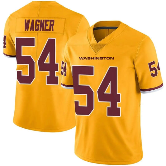 W.Commanders #54 Bobby Wagner Player Limited Gold Color Rush Football Jerseys