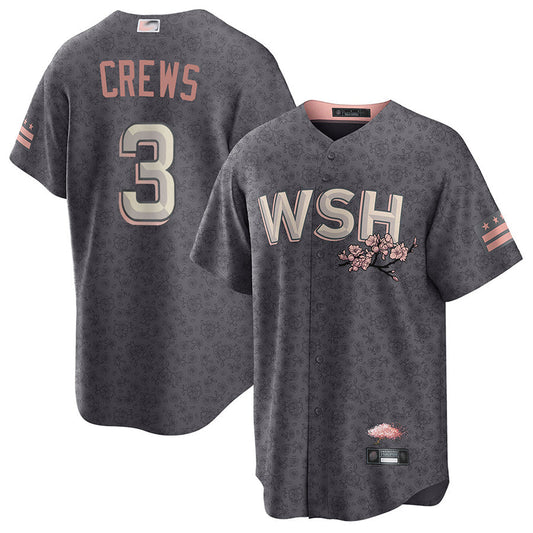 W.Nationals #3 Dylan Crews Player City Connect Baseball Jerseys