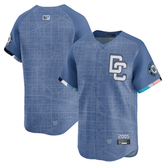 W.Nationals Blank Player City Connect Limited Baseball Jerseys