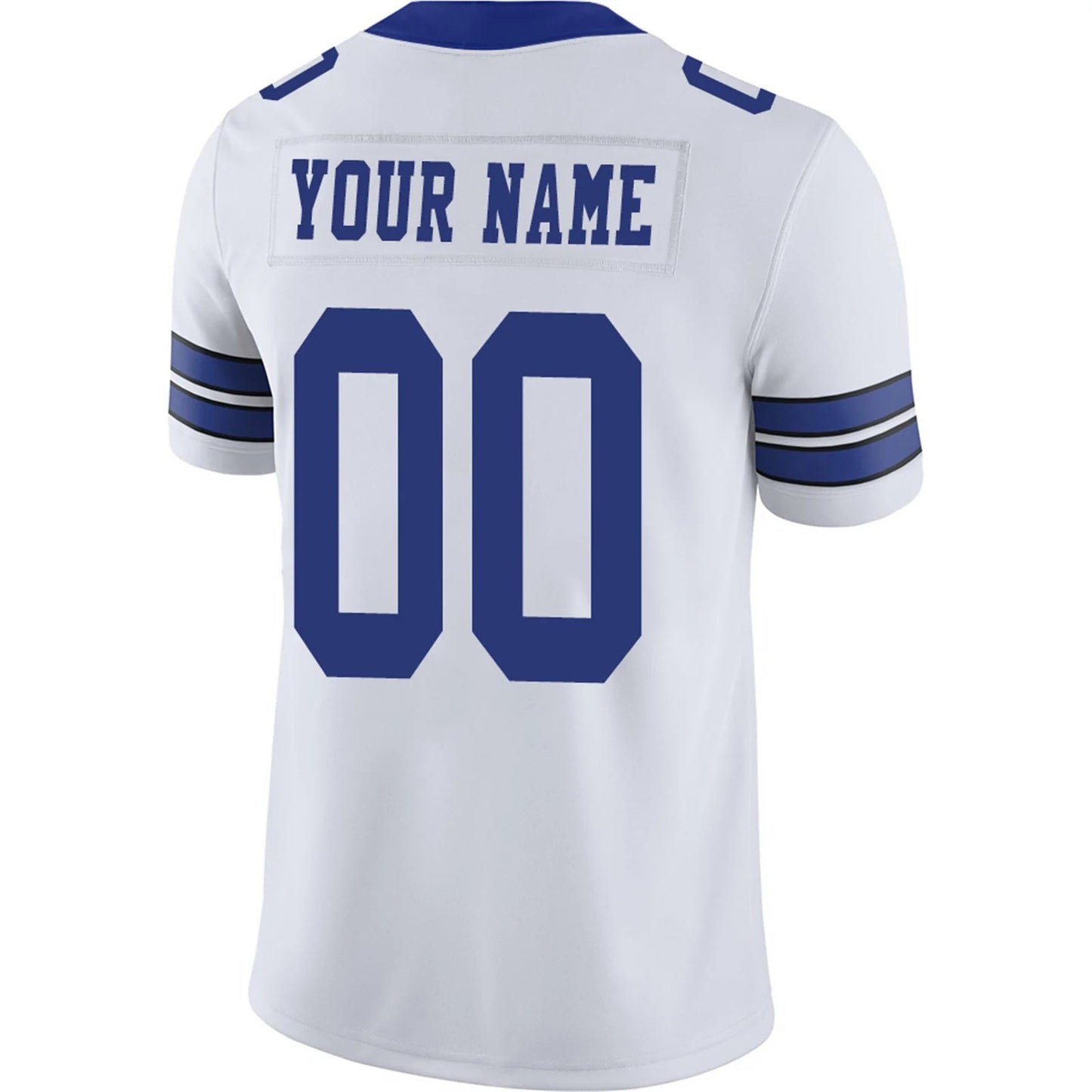 Custom D.Cowboys White Personalized Design Football Jerseys