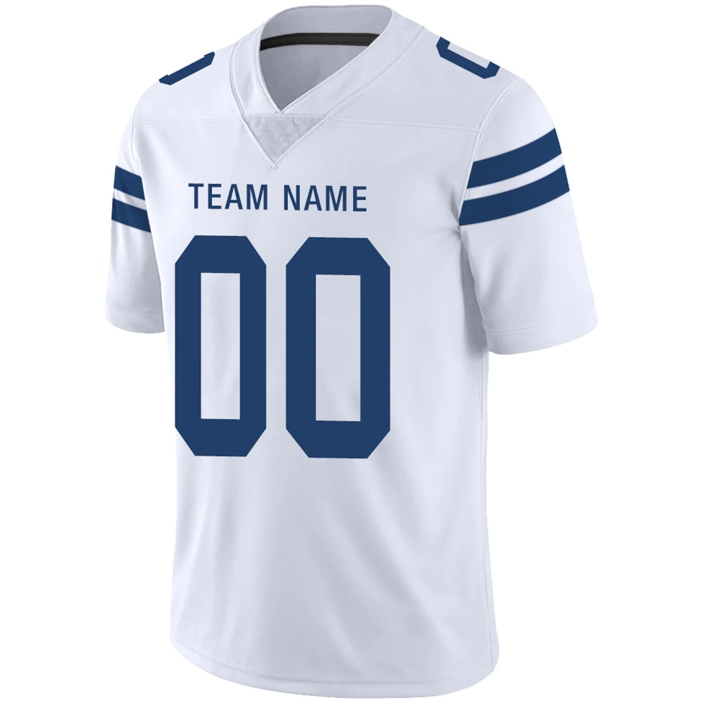 Custom IN.Colts White Personalized Design Football Jerseys