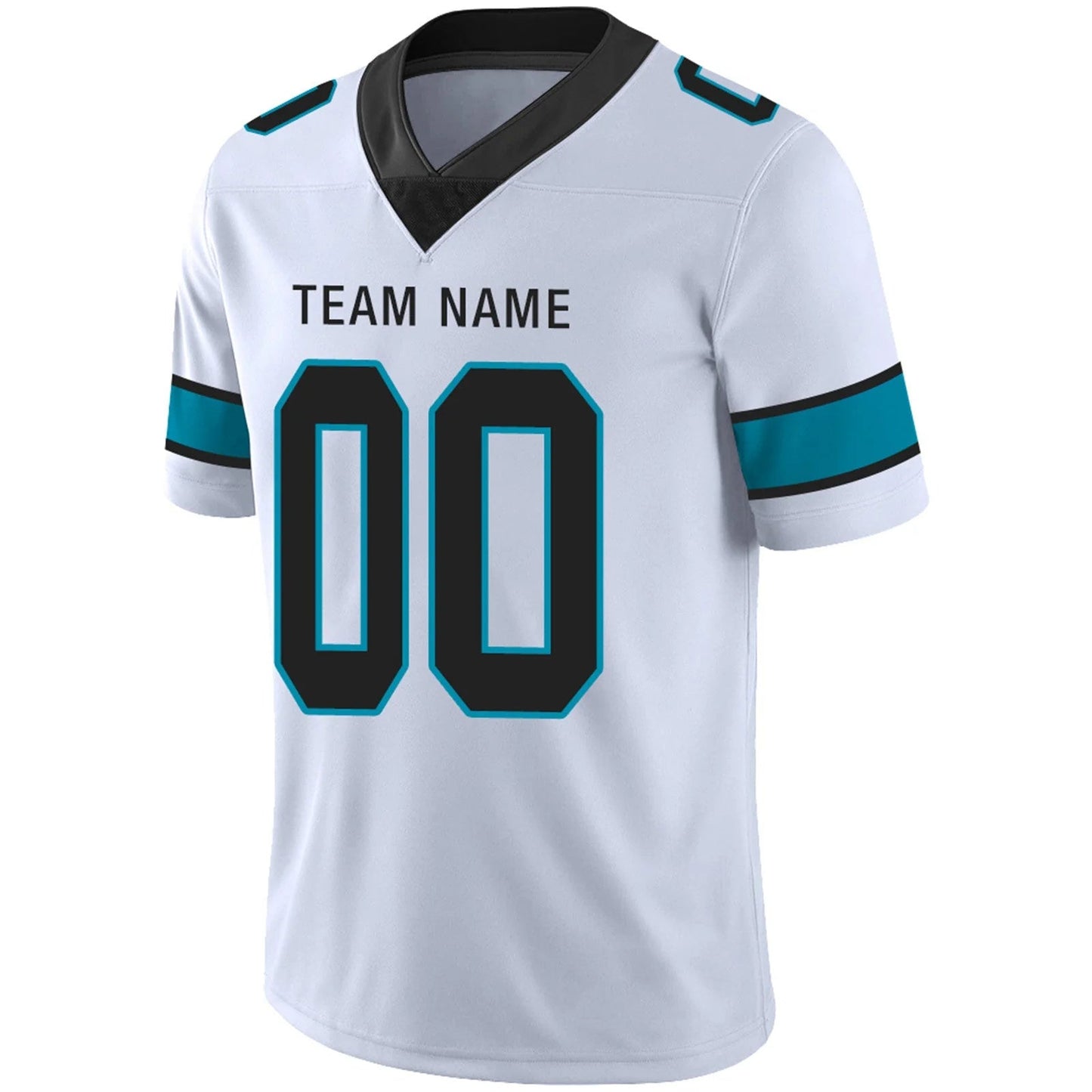 Custom C.Panthers White Personalized Design Football Jerseys