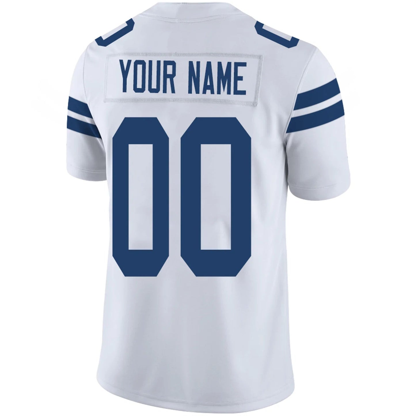 Custom IN.Colts White Personalized Design Football Jerseys