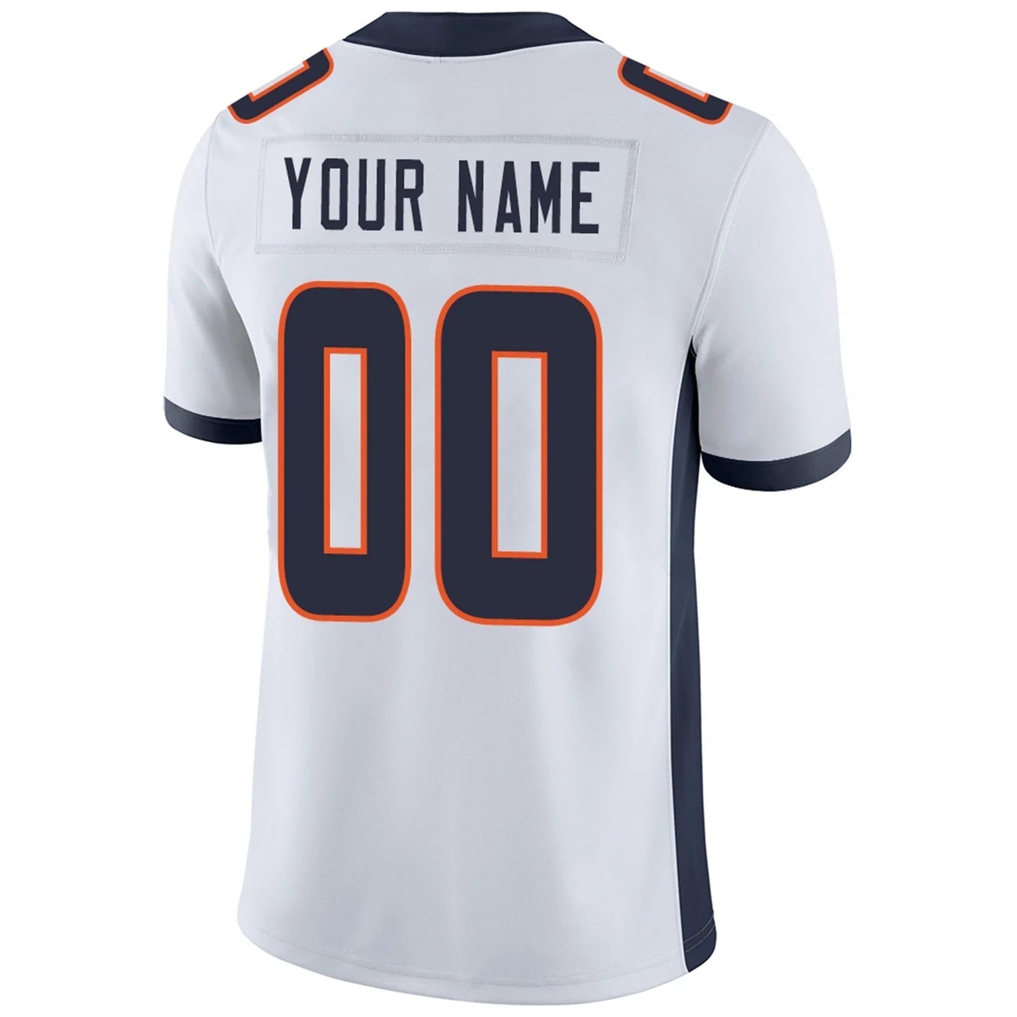 Custom D.Broncos White Personalized Design Football Jerseys
