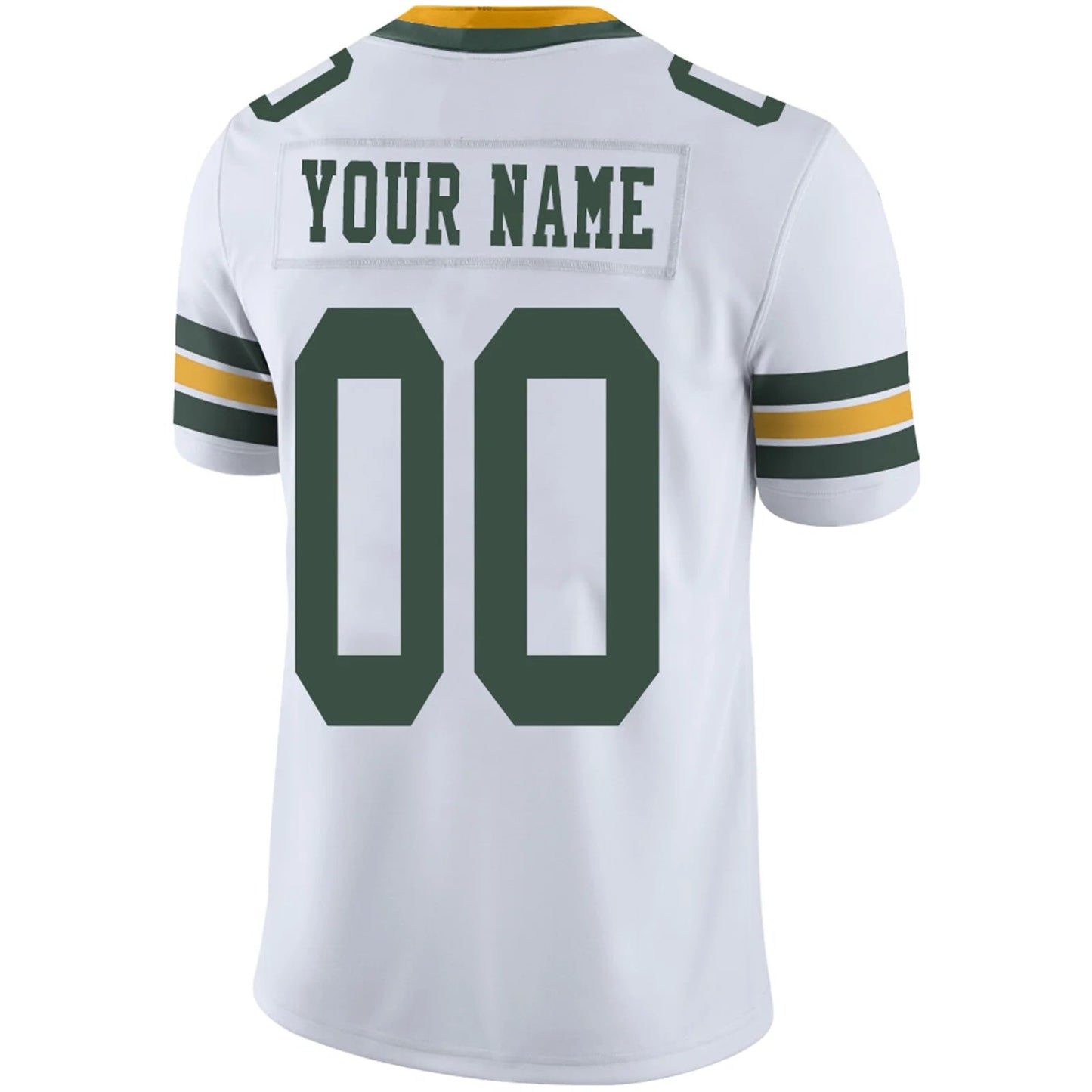 Custom GB.Packers White Personalized Design Football Jerseys