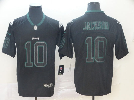 Men's Philadelphia Eagles #10 Desean Jackson Black Game Player jersey