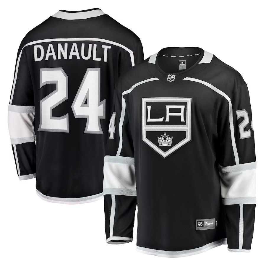 Men's Los Angeles Kings Phillip Danault #24 Black Home Breakaway Player jersey