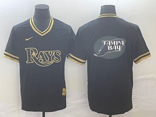 Men's Tampa Bay Rays Black Replica Team jersey