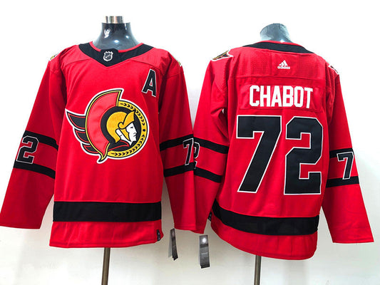Men's Ottawa Senators Thomas Chabot #72 Red Player jersey