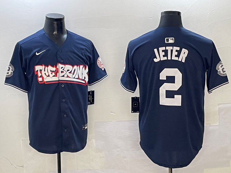 Men's New York Yankees Derek Jeter Navy Limited Player jersey