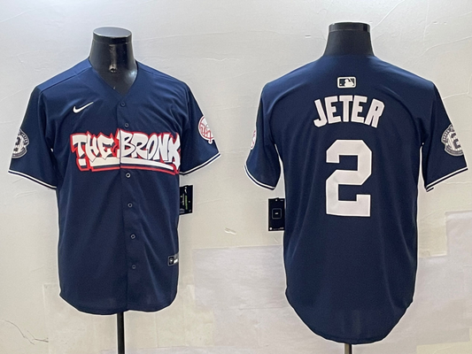 Men's New York Yankees Derek Jeter Navy Limited Player jersey