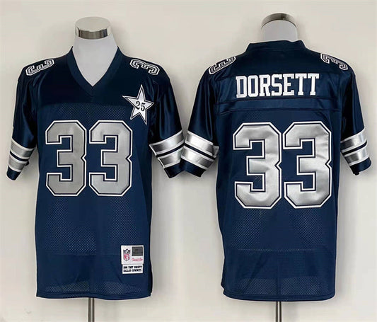 Men's Dallas Cowboys Tony Dorsett Mitchell & Ness Navy Legacy Replica Player jersey