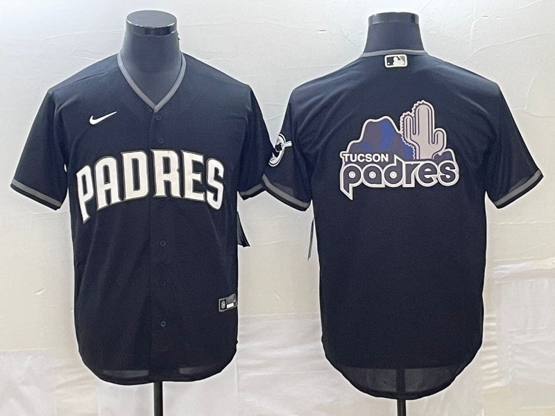 Men's San Diego Padres Black Official Replica Team jersey