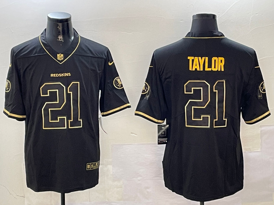 Men's Washington Commanders Sean Taylor #21 Black Game jersey