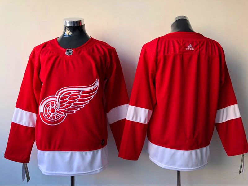 Men's Detroit Red Wings Red Breakaway Home Blank jersey