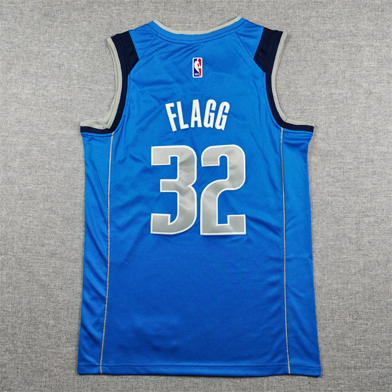 Men's Dallas Mavericks Cooper Flagg #32 Blue 2025 NBA Draft First Round Pick Swingman Jersey - Icon Edition