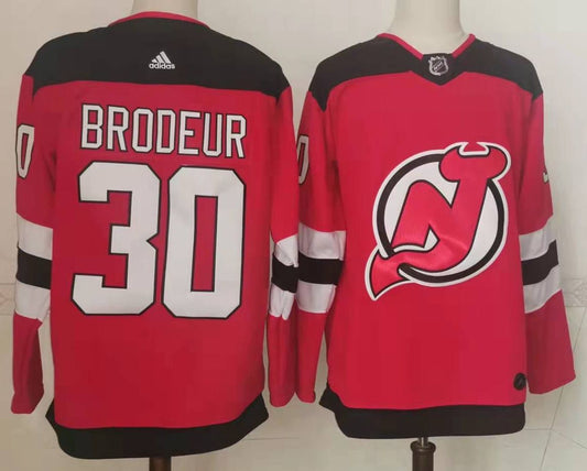 Men's New jersey Devils Martin Brodeur #30 Red Player Game jersey